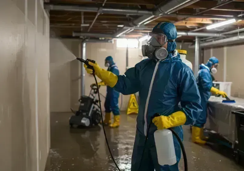 Basement Sanitization and Antimicrobial Treatment process in Abilene, TX